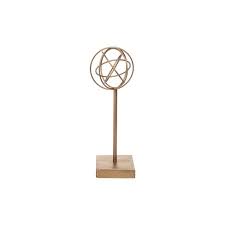 Your geometric table stock images are ready. Gold Geometric Sphere Sculpture Decorative Table Top Decor Foreside Home Garden Target
