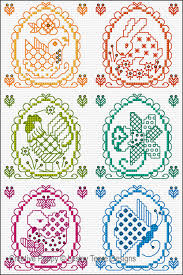 Joan elliott's native american cross stitch by joan elliott hardcover $19.94. Lesley Teare Designs Blackwork Spring Cards Cross Stitch Pattern