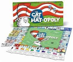 Cat In The Hat Board Games Seuss Classroom Monopoly