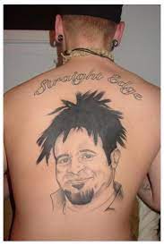And You Accidentally Got A Full Back Tattoo Of Adam Duritz Bad Tattoos Counting Crows Tattoos