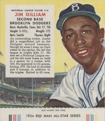 1954 Red Man Tobacco #2 AL Jim Busby (Washington Senators) No Tab