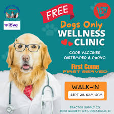 FREE Vaccine Clinic for DOGS ONLY is