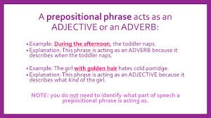 The same can be done for prepositional phrases. Phrases Infinitives And Prepositional Lesson 1 Ppt Download