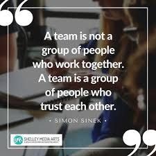 Simon Sinek Quote Team Building Team Work Inspiration Motivation Trust Workplace Business Growth Quotes Simon Sinek Quotes Teamwork Quotes