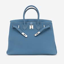 Maybe you would like to learn more about one of these? Hermes Birkin 35 Togo Blue Jean Saclab