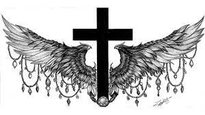 A cross with wings is often being used as a pendant for a necklace or a tattoo design. Cross Wings Tattoo Youtube