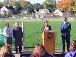 Refugees Pleased That Long-Awaited Soccer Fields are Coming to Schiller  Park