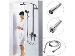 Now you can shop for it and enjoy a good deal on you can also filter out items that offer free shipping, fast delivery or free return to narrow down your search for shower head with hose! 1 5m Shower Hose Double Lock Brass Connector Stainless Steel Hose Handheld Shower Head Hose For Bathroom Hotel Garden Newegg Com