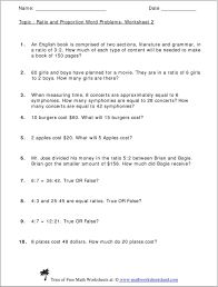 The answer key is automatically generated and is placed on the second page of the file. Topic Ratio And Proportion Word Problems Worksheet Girls And Boys Have Planned For A Picnic There Is A Ratio Of Pdf Free Download