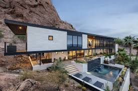 With the demand for villas going t. Red Rocks Residence Modern Mountain House With A Pool