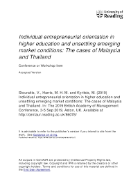 We did not find results for: Pdf Individual Entrepreneurial Orientation In Higher Education And Unsettling Emerging Market Conditions The Cases Of Malaysia And Thailand Vasilios Stouraitis Academia Edu