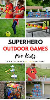 Incredibles Games Activities Save The Day Get Your Holiday On Outdoors Birthday Party Disney Party Games Incredibles Birthday Party