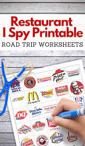 Maybe you would like to learn more about one of these? Road Trip Printables For Kids Restaurant I Spy Free Car Travel Games 3 Boys And A Dog