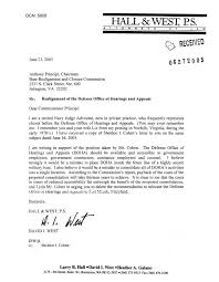 It supports your application the letter adds and compliments the story that you have laid out in your application and why you deserve to receive the scholarship. 2 Letters From Concerned Citizens In Response To The Recommendation Regarding The Defense Office Of Hearings And Appeals In Fort Meade Unt Digital Library