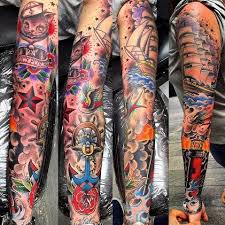 Tattoo Traditional Sleeve Best Sleeve Tattoos Traditional Tattoo Sleeve Traditional Tattoo