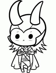 How To Draw Chibi Loki Marvel Coloring Avengers Coloring Chibi Drawings
