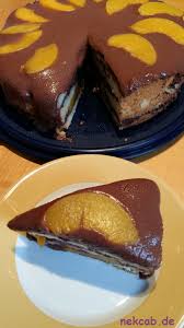 Probieren sie dieses und weitere rezepte von eat smarter! Pfirsich Schokoladen Biskuit Torte Nekcab