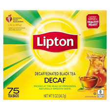Check spelling or type a new query. Lipton Decaffeinated Black Tea Bags 75ct Target