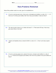 You can select different variables to customize these mixed problems worksheets for your needs. Free Worksheets For Ratio Word Problems