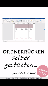 Ordnerrucken Word Kostenlose Vorlage Zum Download Business Plan Ideas Of Tips On Buying A House Buyinghouse Hous In 2020 Words Folder Labels Marketing Podcasts