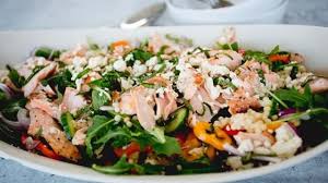 Salade De Couscous Israelien Au Saumon Et A La Menthe Easy Weeknight Meals Recipes From Heaven Weeknight Meals