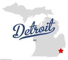 State of michigan, the largest u.s. Map Of Detroit Michigan Mi Michigan Detroit Detroit Michigan