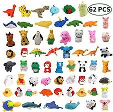 Amazon Com Maxzone 62pcs Animal Erasers Bulk Kids Pencil Erasers Puzzle Eraser Toys Mini Novelty Erasers For Pa In 2020 Carnival Gift Animal Erasers Classroom Rewards