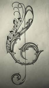 Violin Key Drawing Sketch Cizim Egitimleri Cizimler Cizilecek Seyler