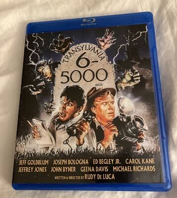 Transylvania 6-5000 (Blu-ray, 1985) Goldblum. Bologna. Begley Jr. Kino  Lorber. 738329237660| eBay