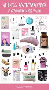Wellness Adventskalender Selber Machen Fur Frauen 24 Geschenkideen Wellness Adventskalender Adventskalender Selber Machen Adventkalender