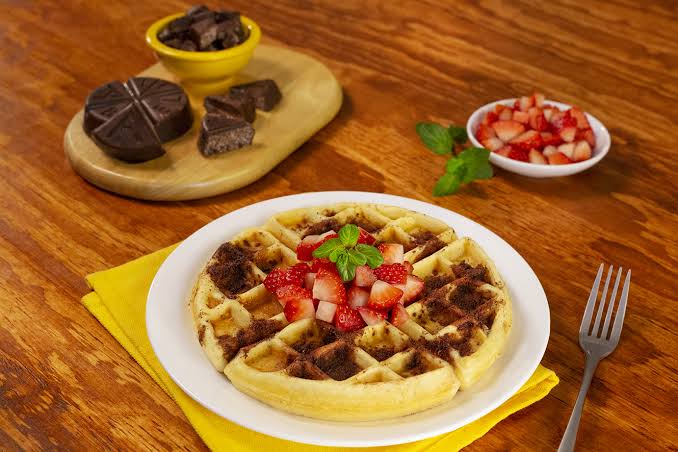 Waffle with Mexican Chocolate