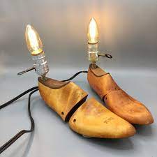 Vintage Wooden Florsheim Shoe Stretcher Lamps Ebay Shoe Lamp Shoe Stretcher Florsheim Shoes