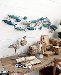 Pannelli Decorativi Per Pareti Con Pesci Realizzati In Metallo Perfetti Per Arredare La Tua Casa Decorazioni Decorare Le Pareti Decorazione Per Case Al Mare