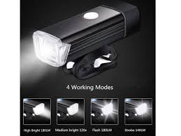 Anti Glare Bike Light Set Usb Rechargeable Waterproof Bicycle Front Light Headlight Rear Back Tail Lights 4 Modes Led Bike Lights Front And Back Easy Install Cob Taillight Flashlight Monoprice Com