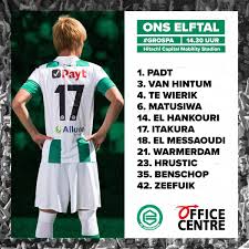 All scores of the played games, home and away stats, standings table. Fc Groningen English On Twitter Squad Xi Grospa Fcgroningen