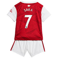 Последние твиты от starboy saka (@arsenal_opinon). Arsenal Heim Kit Baby 2020 21 Mit Aufdruck Saka 77