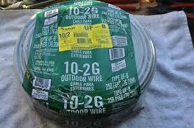 Here the sequence followed is 2×5=10. Kalas Type Uf B 10 2 Underground Feeder Cable W Ground 250 Ft Usa New Southwire 220 00 Picclick