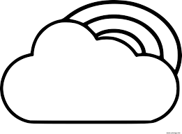 Ajoutez un peu de blanc cassé au niveau du torse, du museau, du bas des pattes, des pieds et de la queue 26 x source de recherche. Coloriage Dessin Arc En Ciel Et Nuage Dessin Dessin A Imprimer