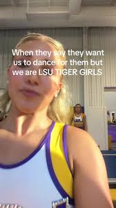 Gameday mode activated #tigergirls #lsu #lsutigergirls #college  #lsufootball @Alyx Gardner