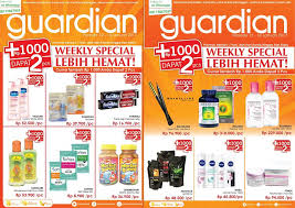 Promo guardian +1000 dapat 2 yang baru sudah hadir kembali! Katalog Harga Promo Guardian 12 18 Januari 2017 Masterbama