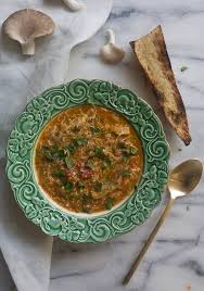 Oyster Mushroom Lentil Soup Stuffed Mushrooms Soup Recipes Vegan Soups