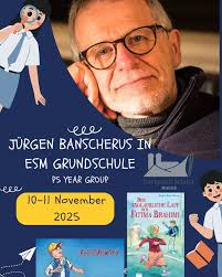 This week, our P5 students had the chance to meet the German children's  author Jürgen Banscherus, known for the Detective Kwiatkowski books, which  have been translated into 27 languages. He presented his