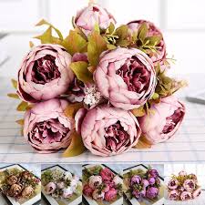 We receive compensation from companies whose products and services we recommend. Holiday Clearance Vintage Artificial Peony Silk Flowers Bouquet For Wedding Party Office Hotel And Home Decoration Walmart Com Walmart Com