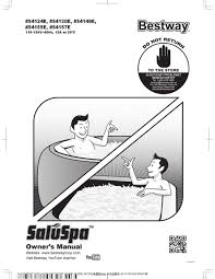 Congratulations on your purchase of a coleman spa. Bestway Saluspa 54124e Owner S Manual Pdf Download Manualslib