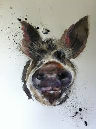 Koon Koon Pig By Sarahstokes On Deviantart Dog Paintings Pig Art Dog Drawing