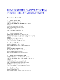 Berikut ini contoh kalimat passive voice yang. Contoh Kalimat Pasif Aktif Past Tense