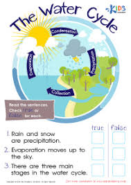 Water cycle coloring pages for preschoolers. 2nd Grade Science Worksheets And Free Printables