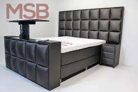 boxspring tv lift slaapkamer bed boxsprings