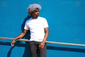 His was akin to richard simmons', but without the male pattern baldness setting in. Afro Hair Stock Photos Offset