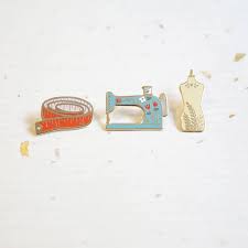 Color Set Of 3 Pins Sewing Set Enamel Pins Hard Enamel Aksesuarlar